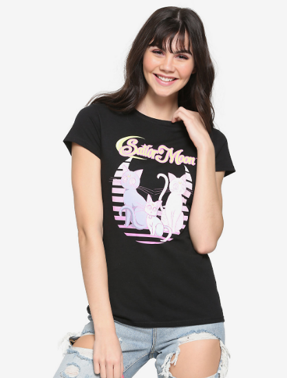 sailor moon cat shirt